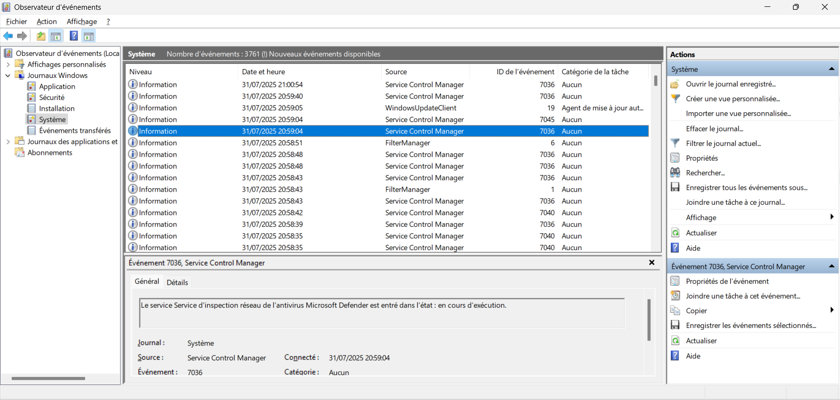 Observateur d'événements